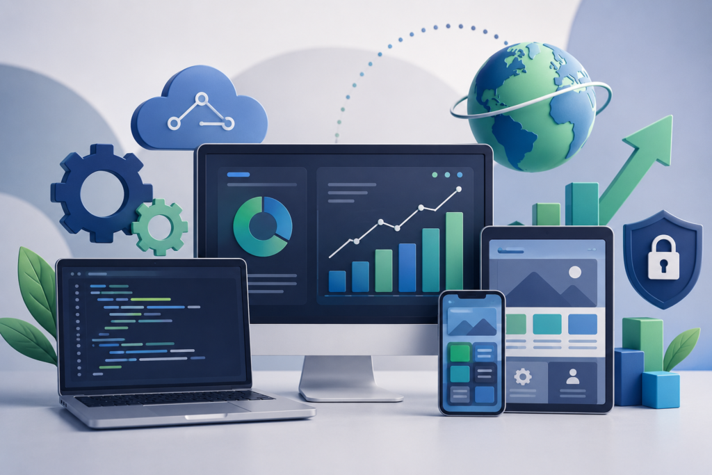 custom software and web development to mobile apps, SEO, and digital marketing.